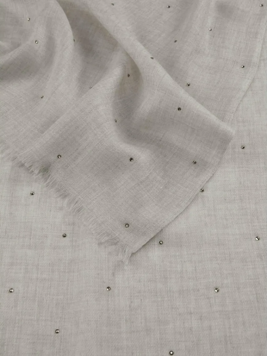 Codello Schals & Tücher*Damen Schal hellgrau bedruckt