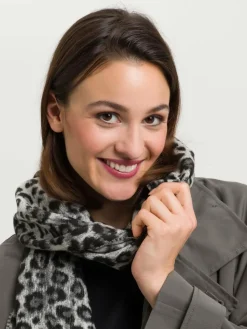 Fraas Schals & Tücher*Damen Schal grau gemustert