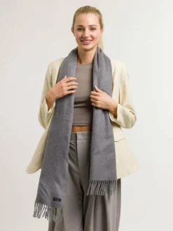 Fraas Schals & Tücher*Damen Schal grau uni