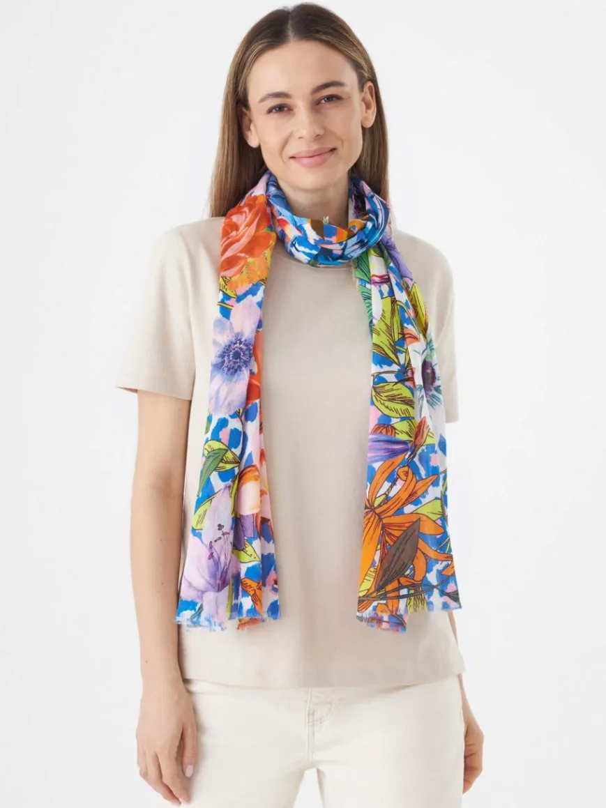 Codello Schals & Tücher*Damen Schal blau gemustert