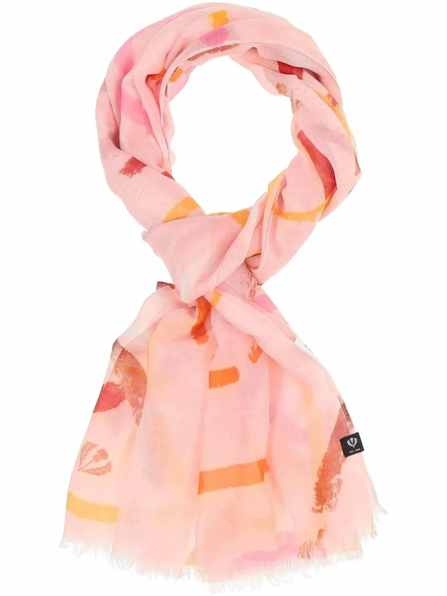 Fraas Schals & Tücher*Damen Schal rosa gemustert