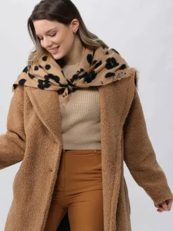 Fraas Schals & Tücher*Damen Schal camel gemustert