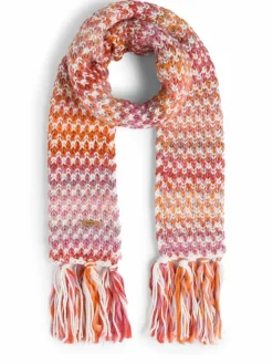Barts Schals & Tücher*Damen Schal - Nicole orange pink gemustert