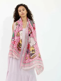 Codello Schals & Tücher*Damen Schal - PEANUTS grün bedruckt