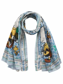 Codello Schals & Tücher*Damen Schal - PEANUTS blau bedruckt