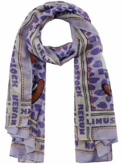Codello Schals & Tücher*Damen Schal - PEANUTS lila bedruckt