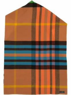 Fraas Schals & Tücher*Damen Schlauchschal camel kariert