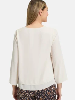 Betty Barclay Blusen*Damen Schlupfbluse beige uni