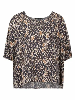 Betty Barclay Blusen*Damen Schlupfbluse marine mehrfarbig gemustert