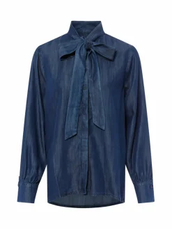 JOOP! Blusen*Damen Schluppenbluse - Ulla denim uni