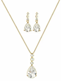 Elli PREMIUM Schmuck*Damen Schmuckset gold uni