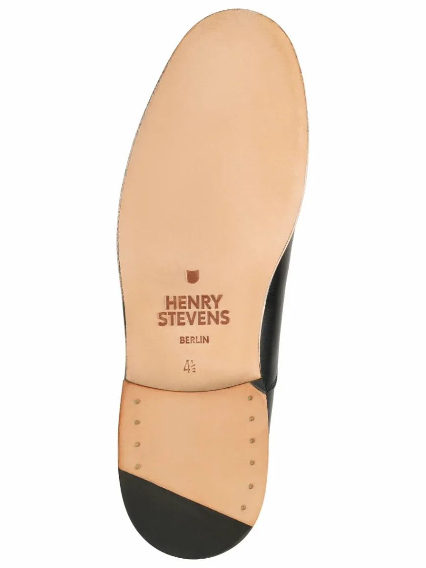 Henry Stevens Schnürschuhe*Damen Schnürer – Ella CO schwarz uni