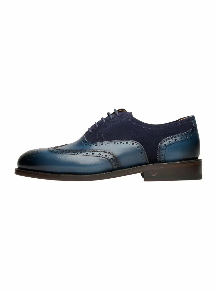 Henry Stevens Schnürschuhe*Damen Schnürer – Ella FBO blau uni