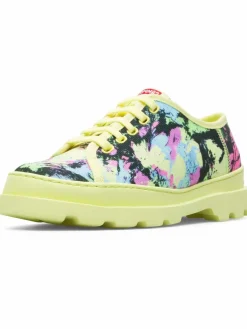 Camper Schnürschuhe*Damen Schnürschuhe - Brutus gelb uni