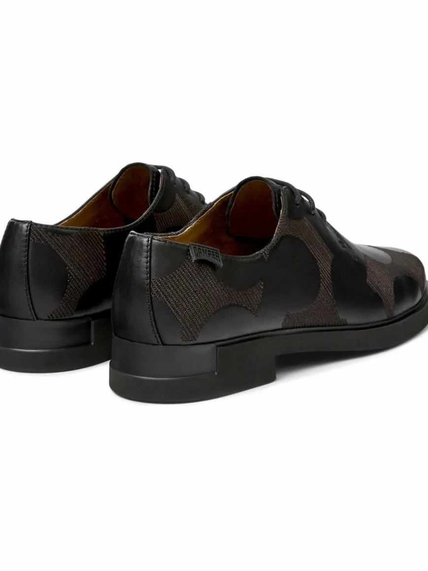 Camper Schnürschuhe*Damen Schnürschuhe - Iman schwarz uni