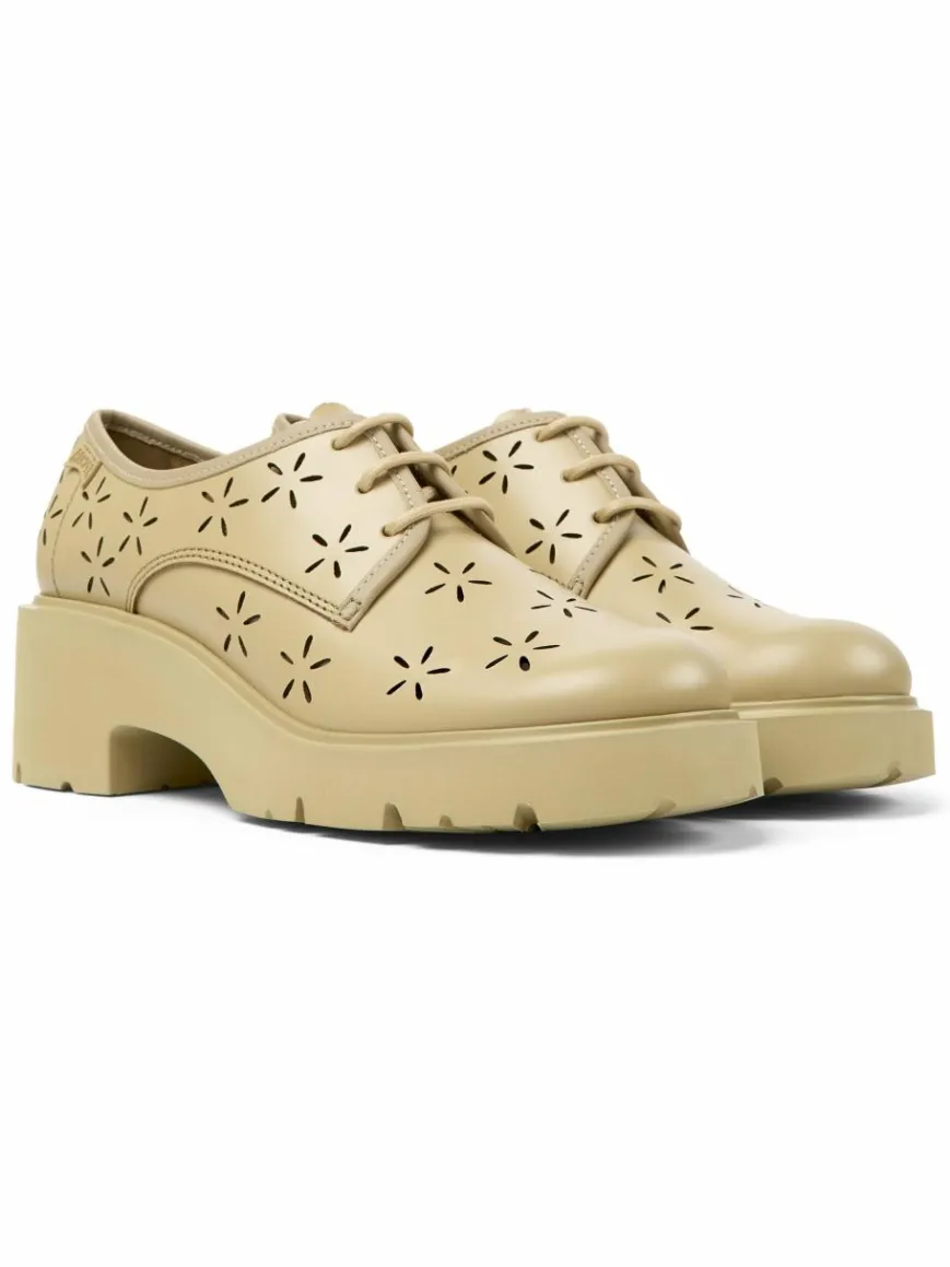 Camper Schnürschuhe*Damen Schnürschuhe - Milah beige uni