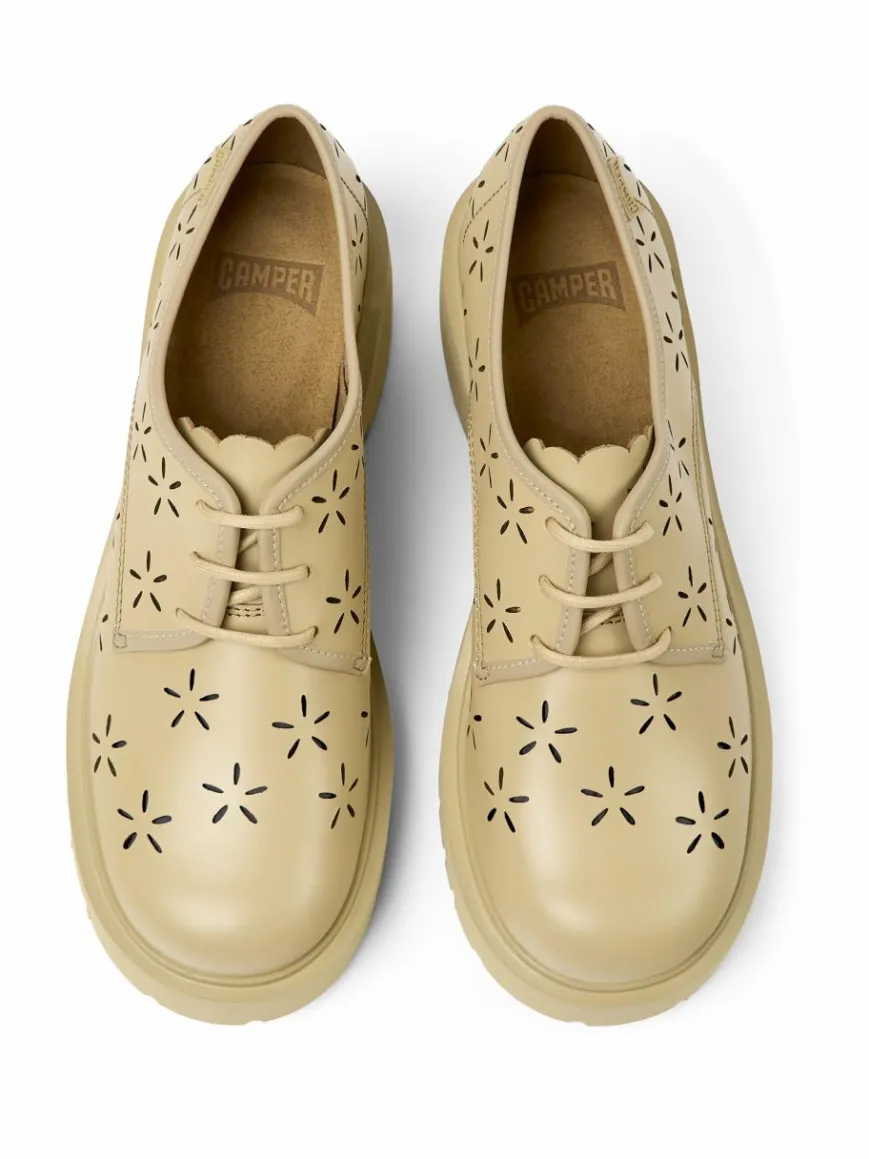 Camper Schnürschuhe*Damen Schnürschuhe - Milah beige uni