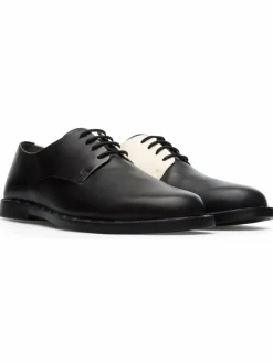 Camper Schnürschuhe*Damen Schnürschuhe - Twins schwarz uni