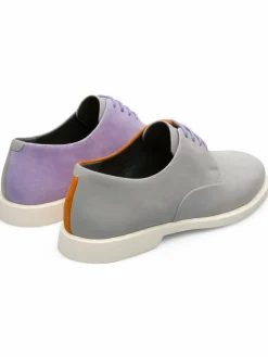 Camper Schnürschuhe*Damen Schnürschuhe - Twins grau uni