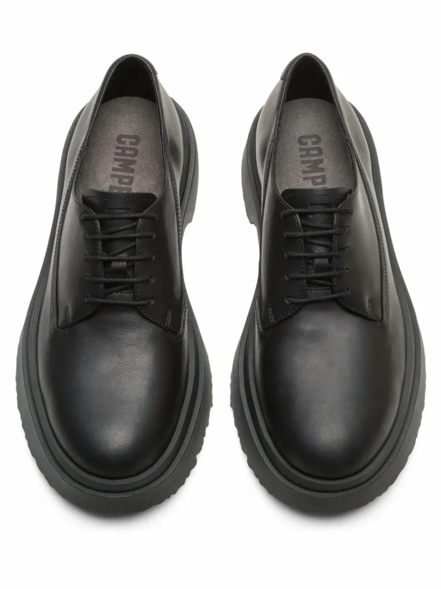 Camper Schnürschuhe*Damen Schnürschuhe - Walden schwarz uni