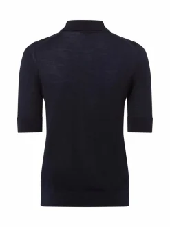 BOSS Shirts & Tops*Damen Schurwoll-Shirt - Fidenka marine meliert