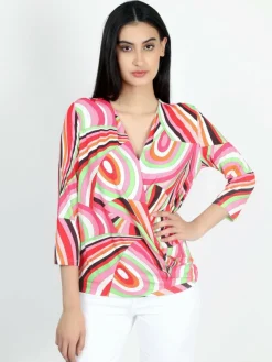 Vicci Germany Shirts & Tops*Damen Shirt mehrfarbig bedruckt