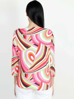 Vicci Germany Shirts & Tops*Damen Shirt mehrfarbig bedruckt