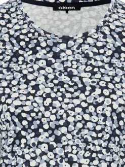 Olsen Shirts & Tops*Damen Shirt blau bedruckt