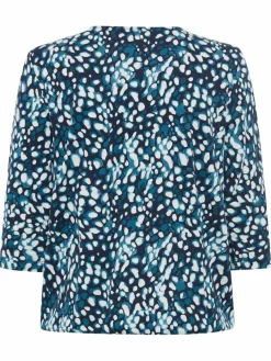Olsen Shirts & Tops*Damen Shirt blau bedruckt