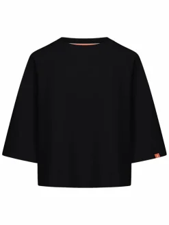 Frieda & Freddies Shirts & Tops*Damen Shirt schwarz uni