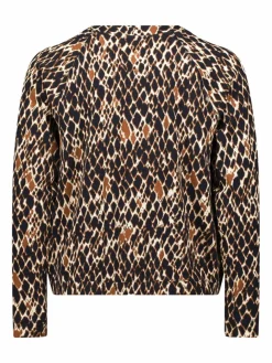 Betty Barclay Sweatshirts & Sweatjacken*Damen Shirtjacke marine mehrfarbig gemustert