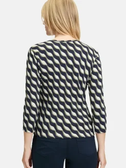 Betty Barclay Sweatshirts & Sweatjacken*Damen Shirtjacke mehrfarbig gemustert