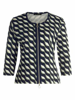 Betty Barclay Sweatshirts & Sweatjacken*Damen Shirtjacke mehrfarbig gemustert