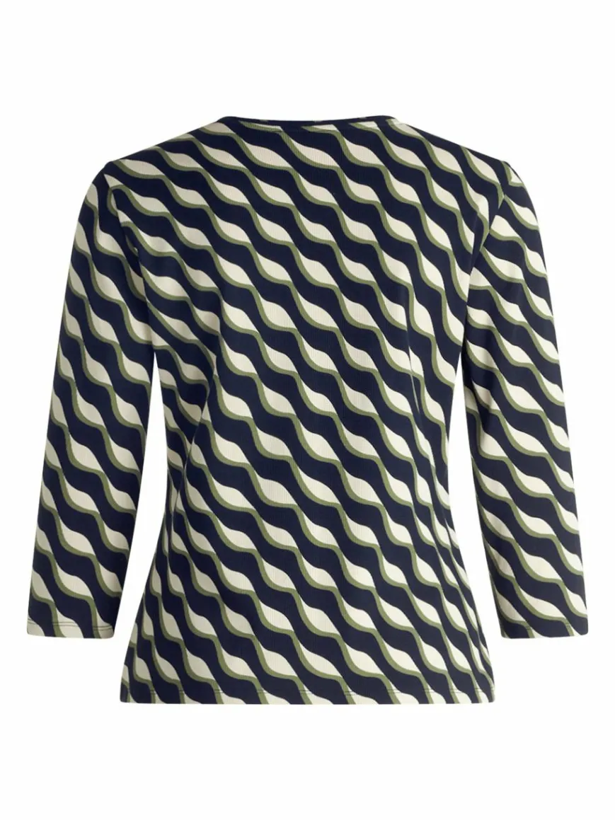 Betty Barclay Sweatshirts & Sweatjacken*Damen Shirtjacke mehrfarbig gemustert