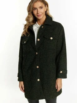 Faina Blazer*Damen Shirtjacket tanne uni