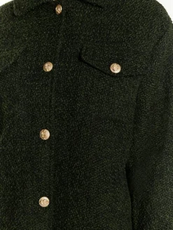 Faina Blazer*Damen Shirtjacket tanne uni