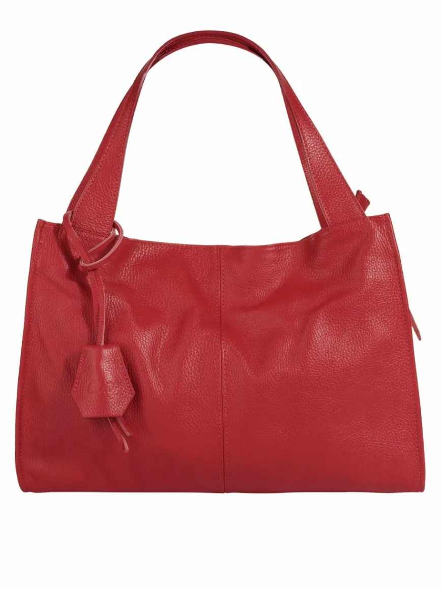 Cluty Taschen & Rucksäcke*Damen Shopper rot uni