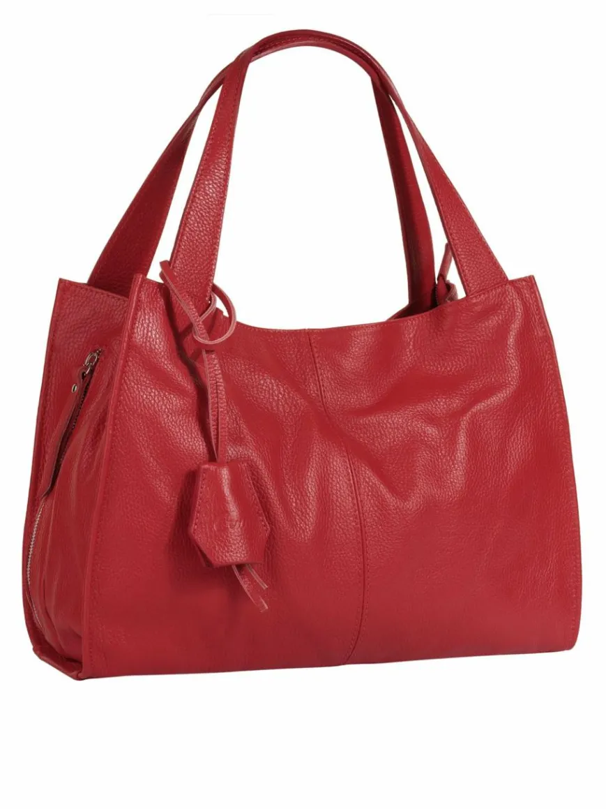 Cluty Taschen & Rucksäcke*Damen Shopper rot uni