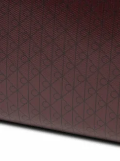 Calvin Klein Taschen & Rucksäcke*Damen Shopper aubergine schwarz gemustert