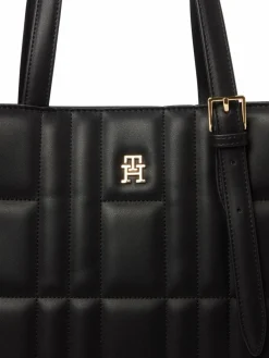 Tommy Hilfiger Taschen & Rucksäcke*Damen Shopper schwarz uni