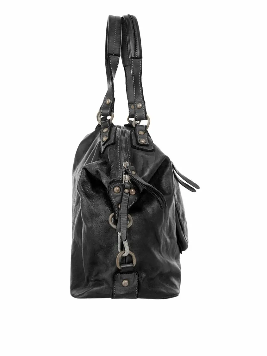 X-Zone Taschen & Rucksäcke*Damen Shopper schwarz uni