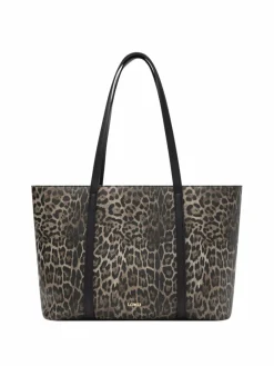 L.Credi Taschen & Rucksäcke*Damen Shopper - Phaedra braun schwarz gemustert