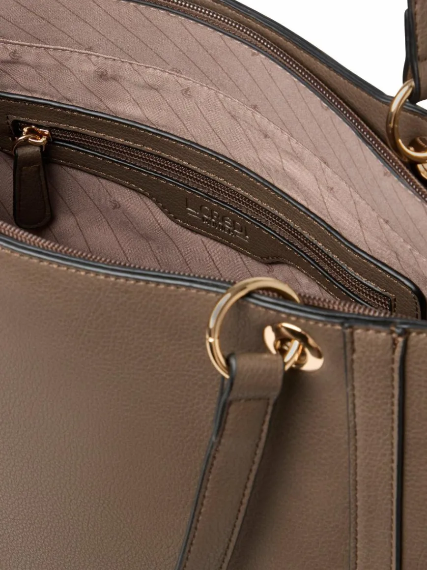 L.Credi Taschen & Rucksäcke*Damen Shopper - Petrana taupe uni