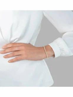 Glanzstücke München Schmuck*Damen Silberarmband gold uni