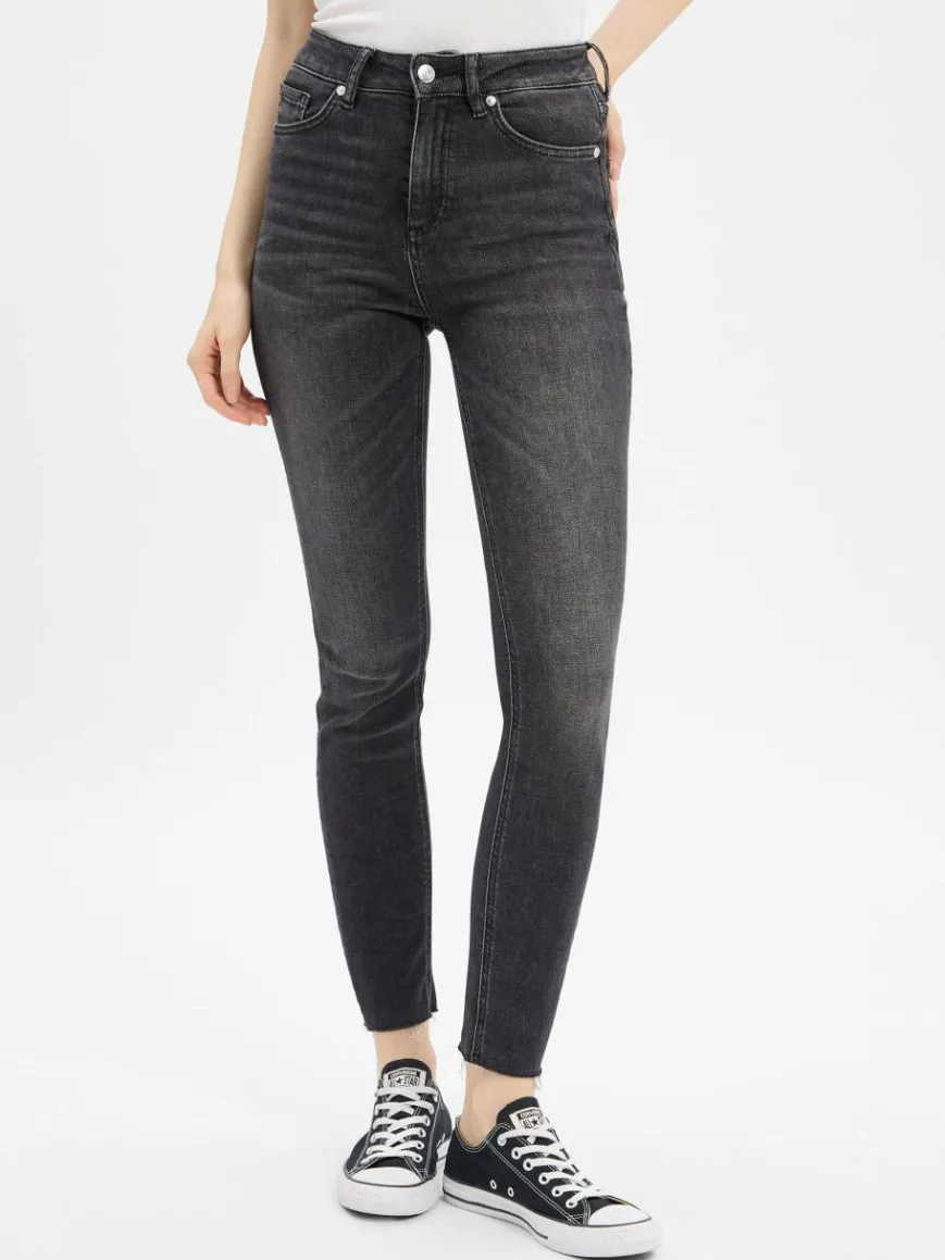 HUGO Jeans|Hosen*Damen Skinny Fit Jeans - Girali_2 anthrazit uni
