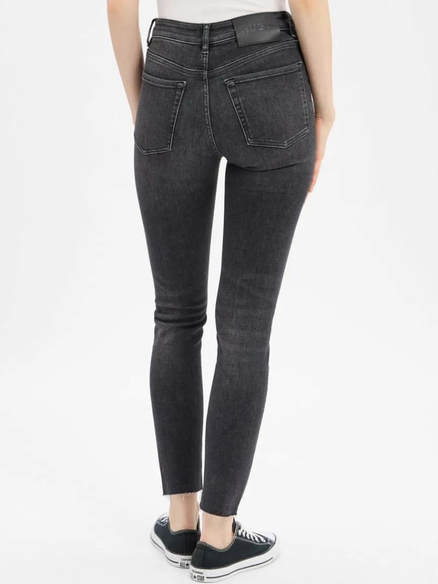 HUGO Jeans|Hosen*Damen Skinny Fit Jeans - Girali_2 anthrazit uni