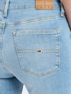 Tommy Jeans Jeans*Damen Skinny-Jeans - Nora light stone uni