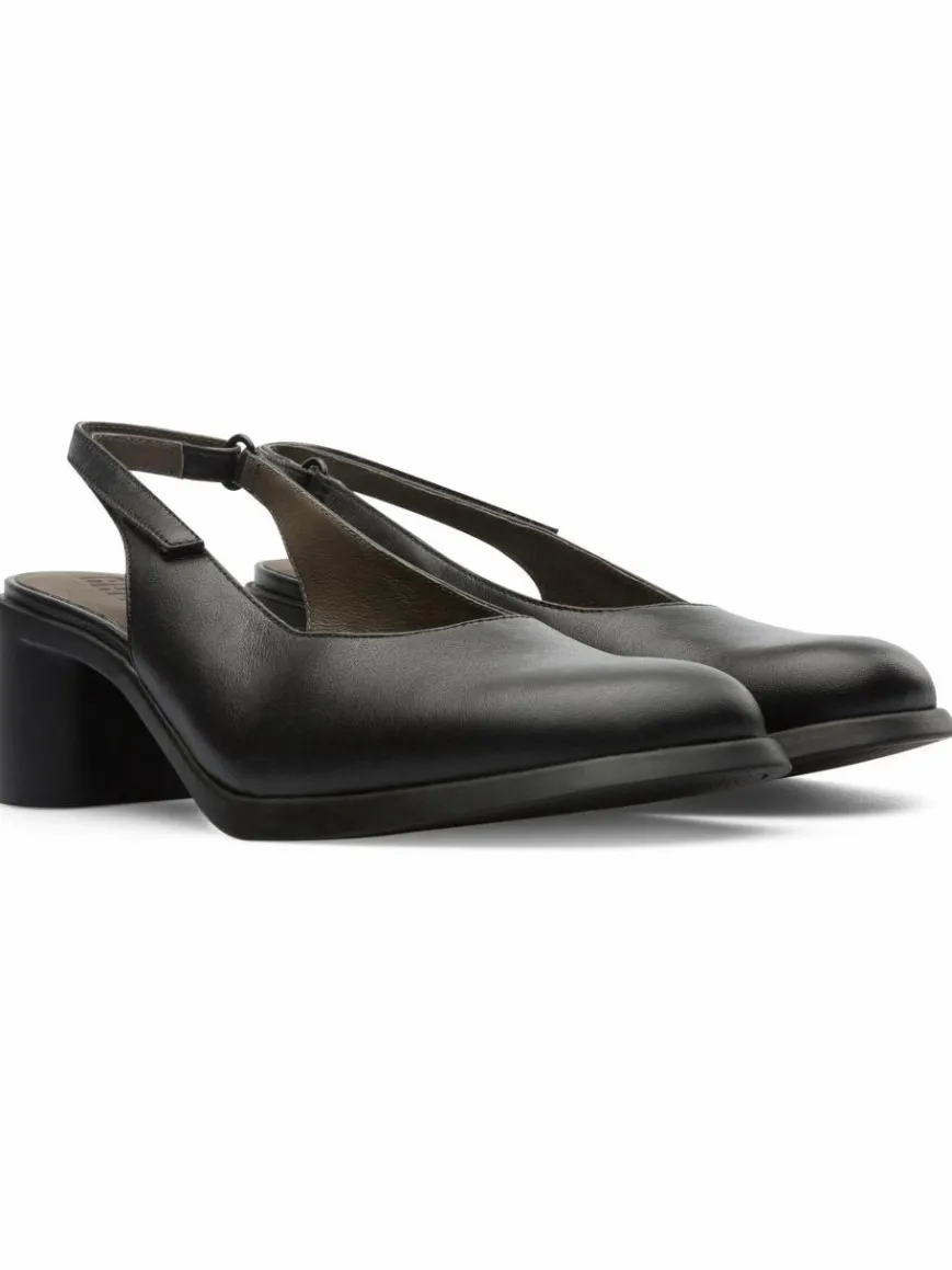 Camper Pumps*Damen Slingpumps - Meda schwarz uni