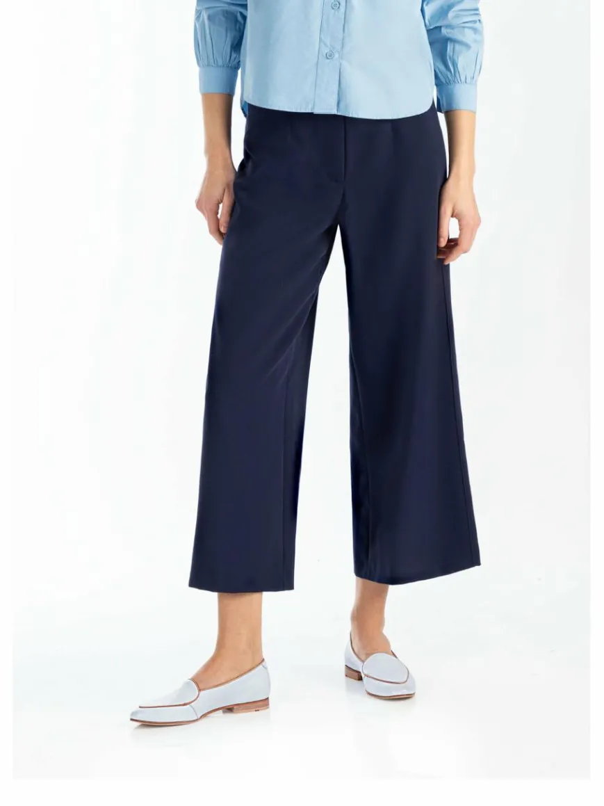 Lloyd Slipper*Damen Slipper blau uni