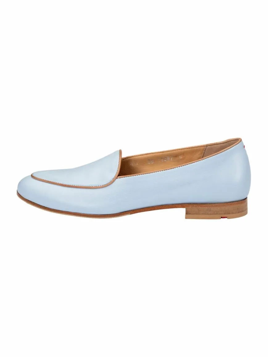 Lloyd Slipper*Damen Slipper blau uni